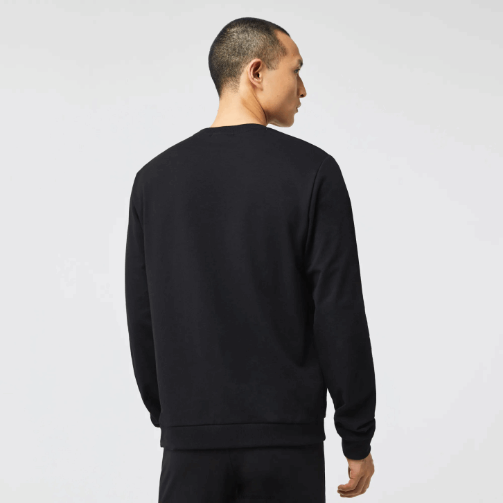 homens Lacoste preto c31 moletom de lã de algodão 08D01387