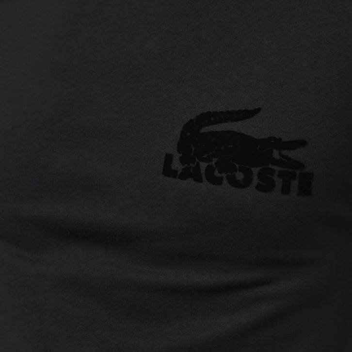 homens Lacoste preto c31 moletom de lã de algodão 08D01387