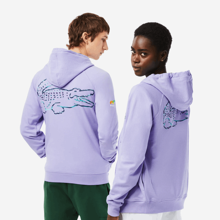 homens Lacoste roxo 3k0 moletom esporte miami edição aberta 08D0356