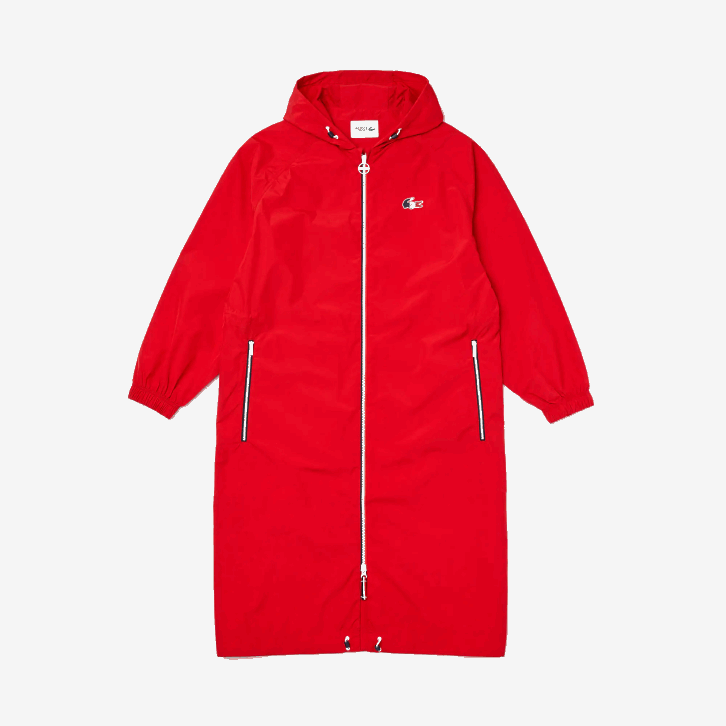homens Lacoste vermelho branco azul marinho yy2 capa de chuva dobrável esportiva edição francesa do espírito esportivo 08D01295