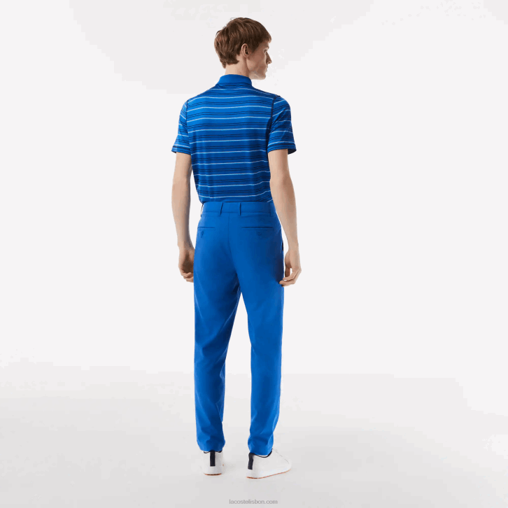 homens Lacoste azul kxb calças de golfe esportivas 08D0423