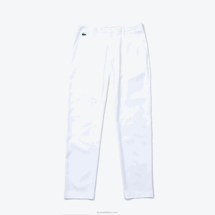 homens Lacoste branco 001 calças chino esportivas de golfe 08D01641