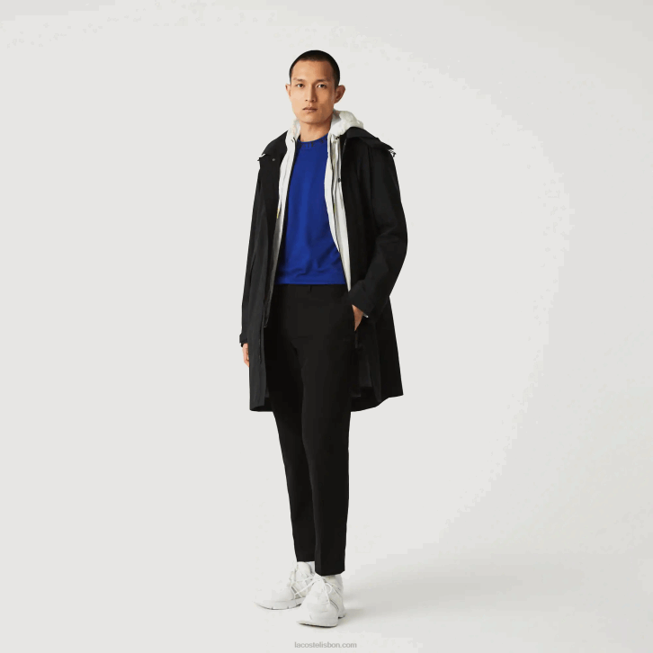homens Lacoste preto 031 calça chino slim fit resistente a água 08D01588