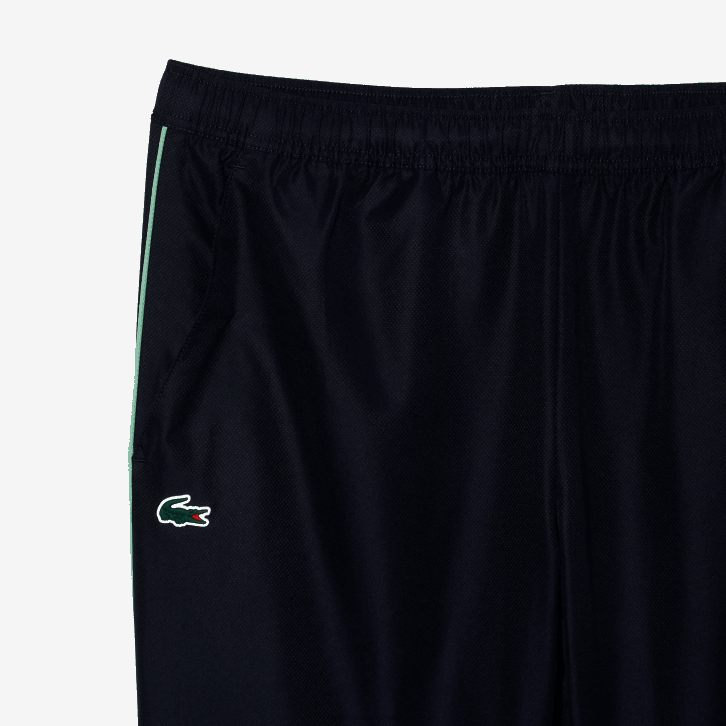 homens Lacoste azul marinho verde wti conjunto de tênis regular fit jogger 08D0343