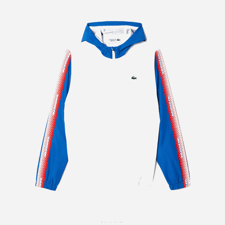 homens Lacoste branco azul branco wmi conjunto de tênis regular fit jogger 08D0341