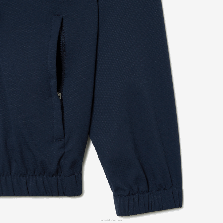 homens Lacoste kxe azul jaqueta esporte miami edição aberta 08D0395