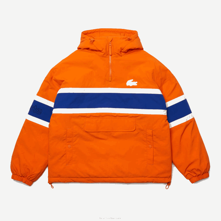 homens Lacoste laranja azul bege 0d8 jaqueta pulôver acolchoada l!ve 08D01300