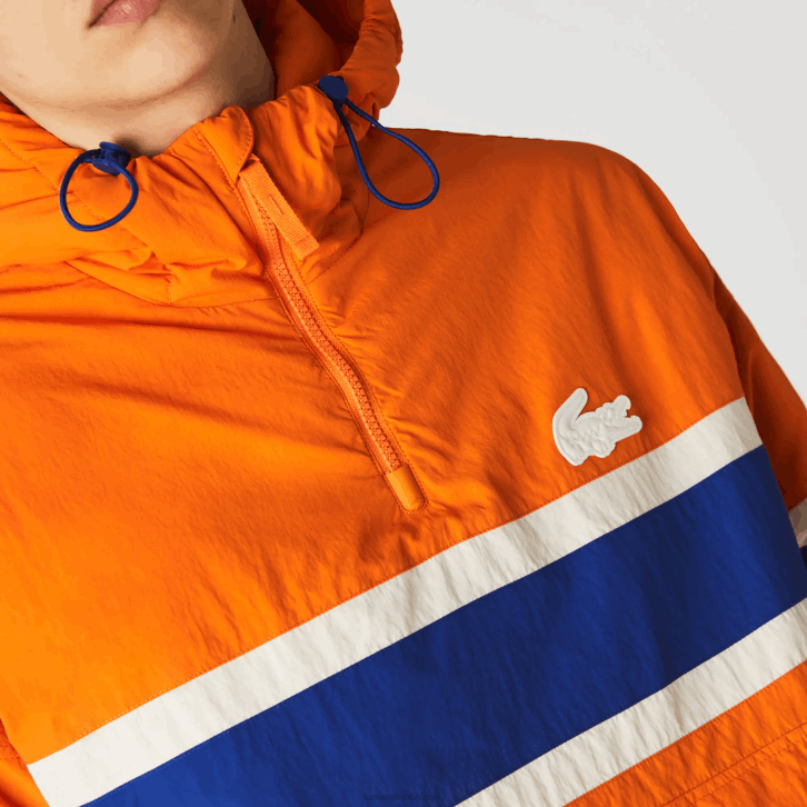 homens Lacoste laranja azul bege 0d8 jaqueta pulôver acolchoada l!ve 08D01300