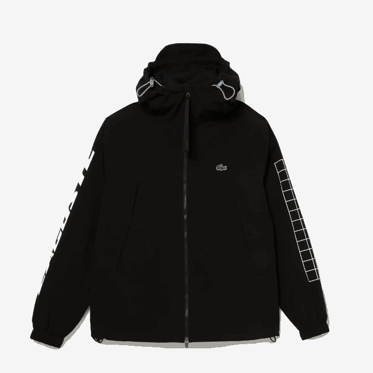homens Lacoste preto 031 jaqueta de sarja de marca 08D01292