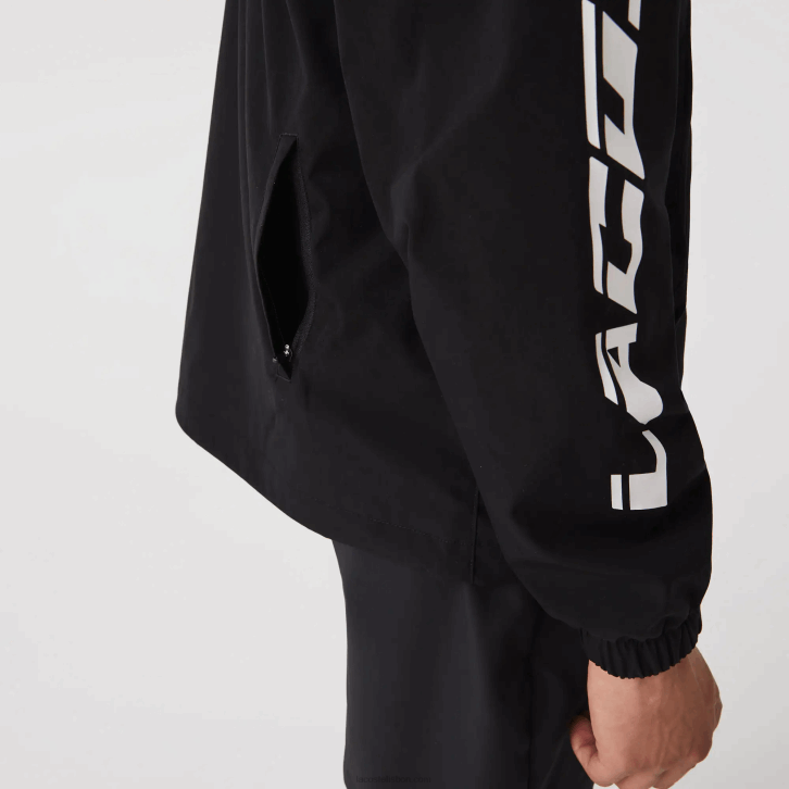 homens Lacoste preto 031 jaqueta de sarja de marca 08D01292