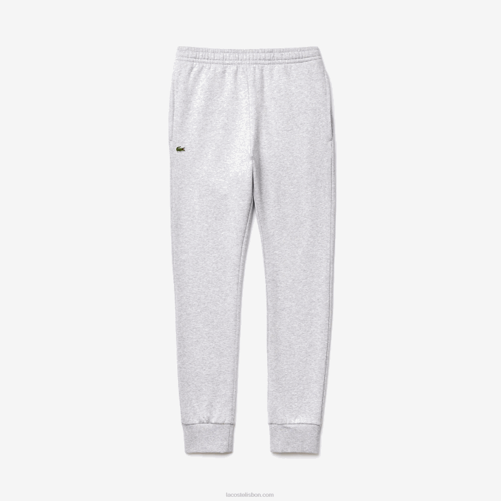 homens Lacoste chine cinza cca calça esportiva de tênis de lã de algodão 08D01204