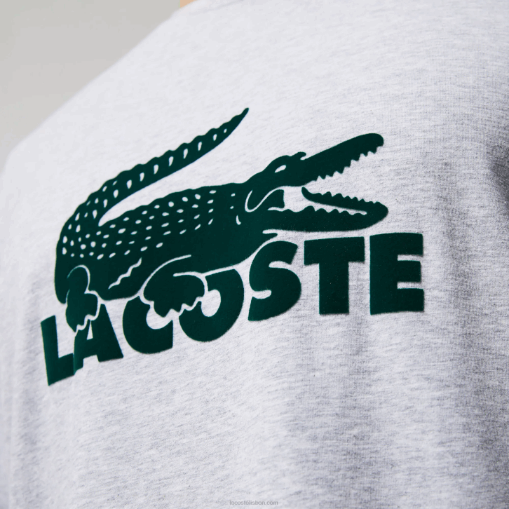 homens Lacoste azul marinho cinza chine verde vxd conjunto de pijama longo de veludo logo 08D01457