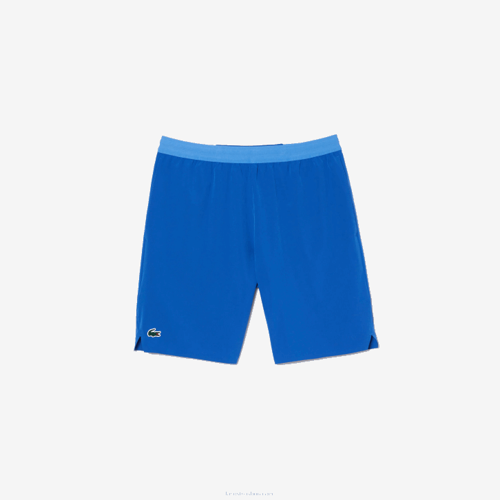 homens Lacoste azul kxb bermuda tênis x novak djokovic 08D0409