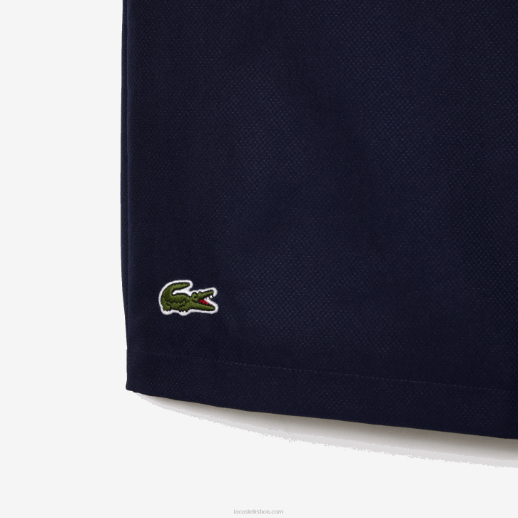homens Lacoste azul marinho 166 short esportivo forrado em jérsei de ajuste relaxado - plus size - grande 08D01447