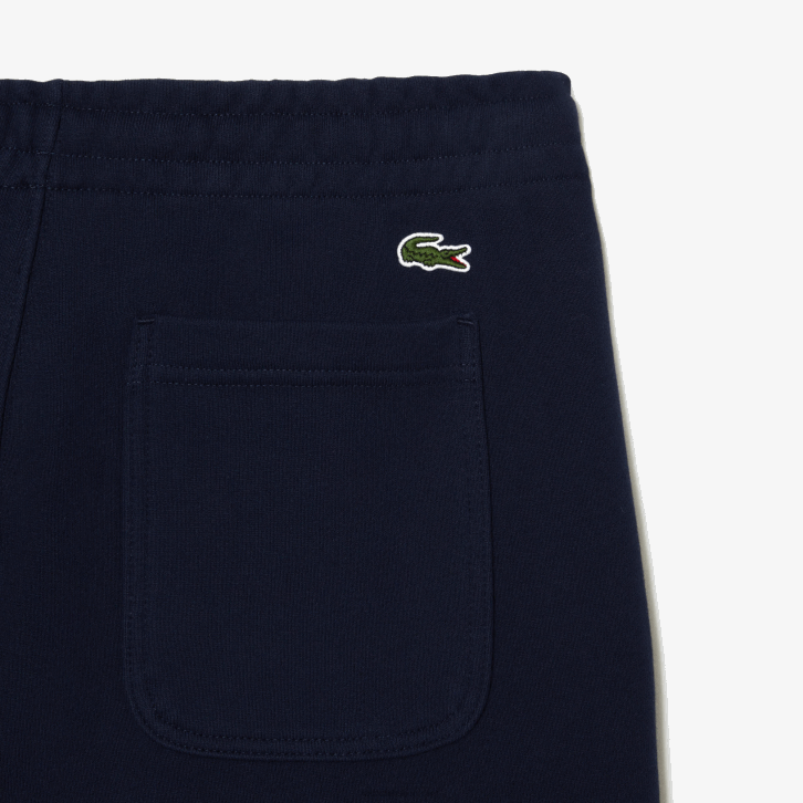 homens Lacoste azul marinho 166 shorts de lã de algodão orgânico não escovado 08D0487