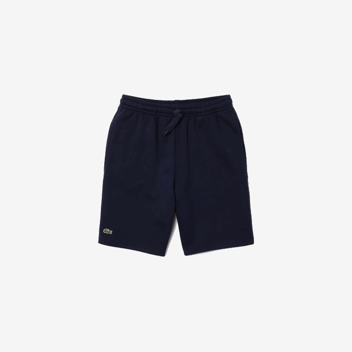 homens Lacoste azul marinho 166 shorts de lã de tênis esportivo 08D01338
