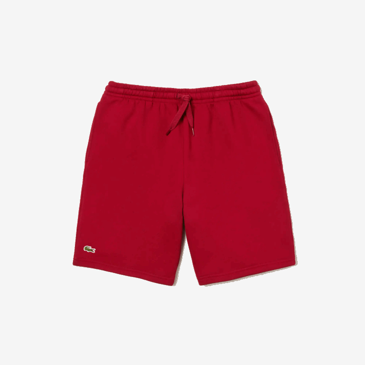 homens Lacoste bordeaux 476 shorts de lã de tênis esportivo 08D01604