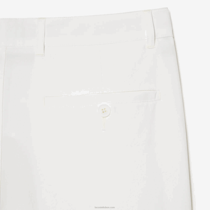 homens Lacoste branco 70v calções de golfe elásticos leves desportivos 08D0442