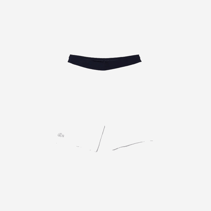 homens Lacoste branco azul marinho branco b0x short esportivo jacquard com cintura elástica contrastante 08D01563