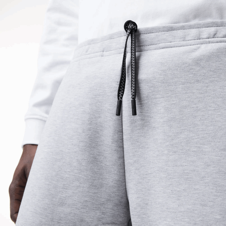 homens Lacoste chine cinza cca shorts estampados refletivos 08D01355