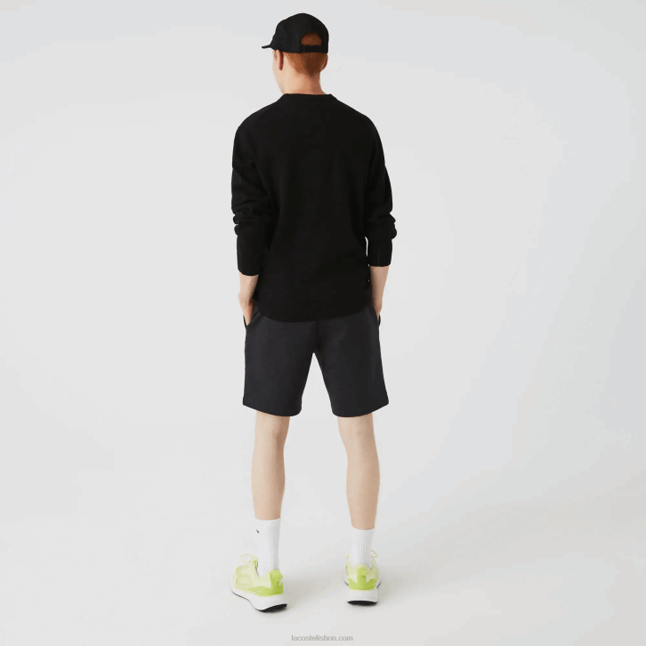 homens Lacoste cinza el6 shorts de lã de algodão escovado orgânico 08D01597