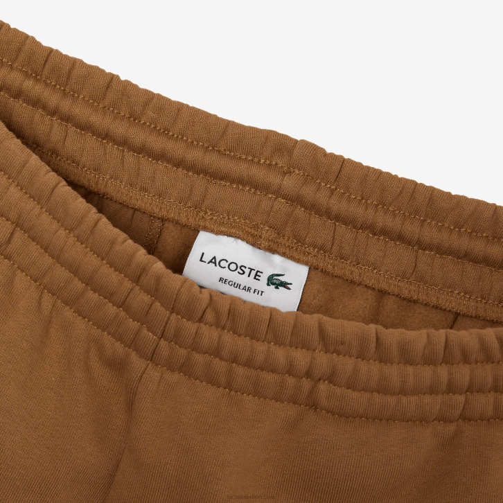 homens Lacoste marrom z0w shorts de lã de algodão escovado orgânico 08D01397