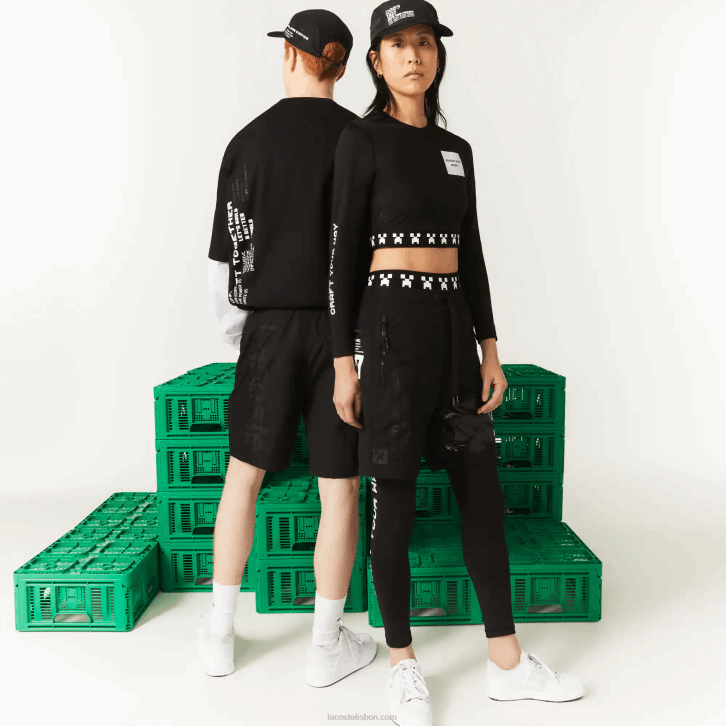 homens Lacoste preto 031 bermuda de náilon live x minecraft 08D01634