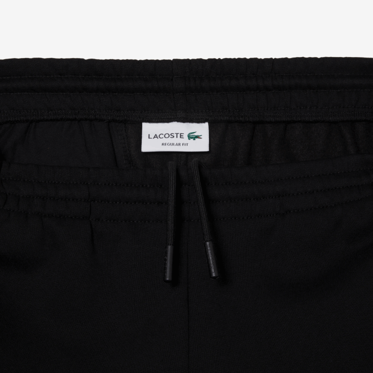 homens Lacoste preto 031 shorts de lã de algodão escovado orgânico 08D0416
