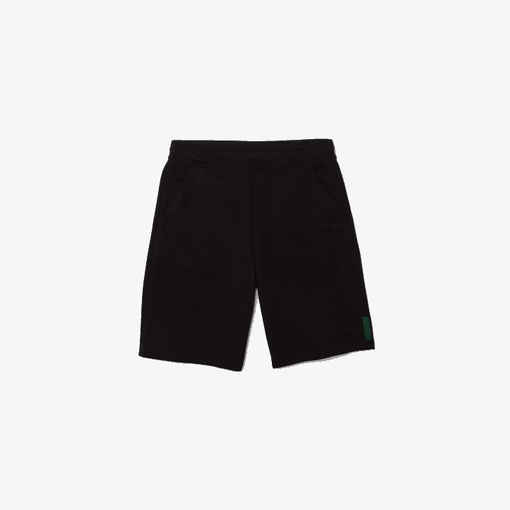 homens Lacoste preto 031 shorts de mistura de algodão elástico 08D01390
