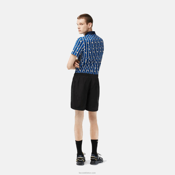 homens Lacoste preto 031 shorts impermeáveis 08D0465