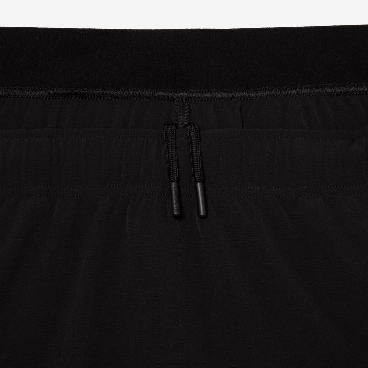 homens Lacoste preto branco 258 calções desportivos ultraleves 08D01410