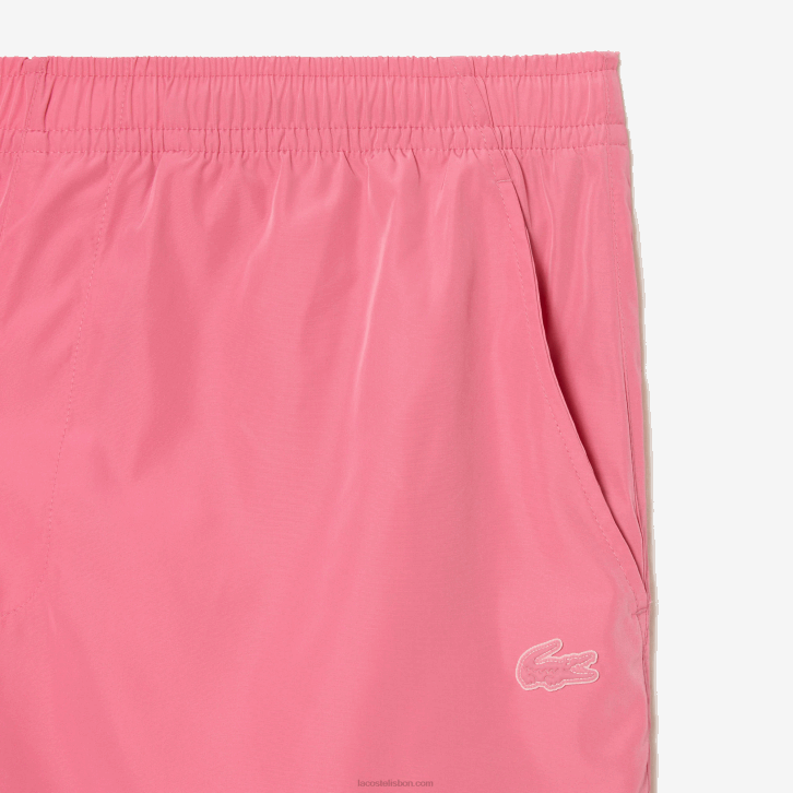 homens Lacoste rosa 2r3 shorts impermeáveis 08D0466