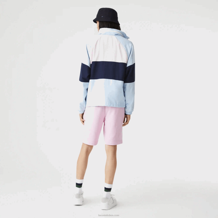 homens Lacoste rosa z4h shorts de lã de algodão escovado orgânico 08D01576