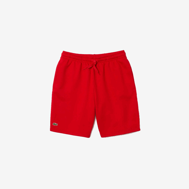 homens Lacoste vermelho 240 shorts de lã de tênis esportivo 08D01374