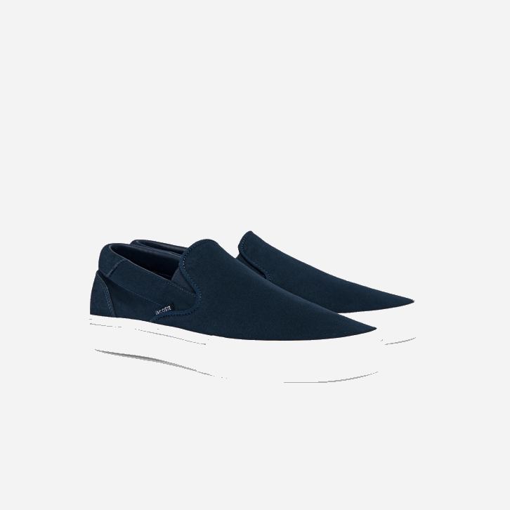 homens Lacoste marinho e branco 092 pular sacar tela escorregar 08D01872