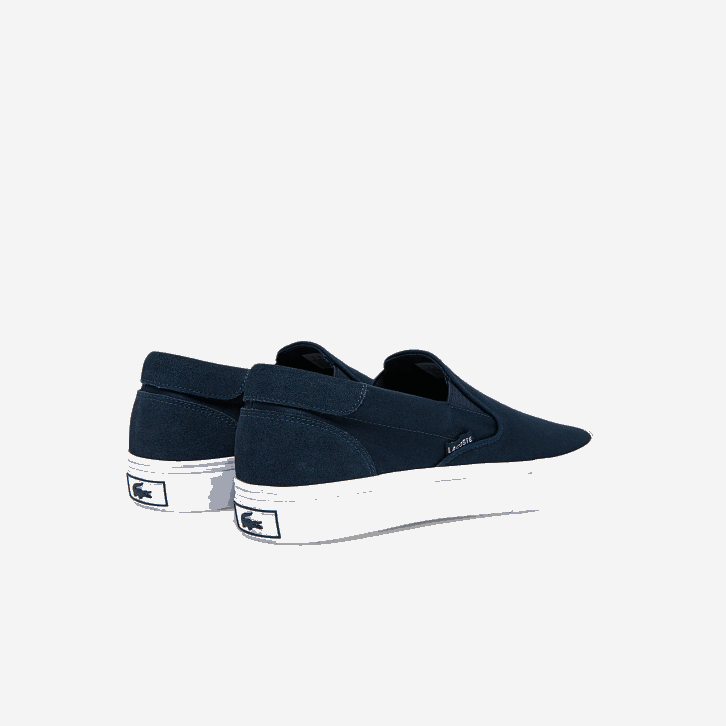 homens Lacoste marinho e branco 092 pular sacar tela escorregar 08D01872