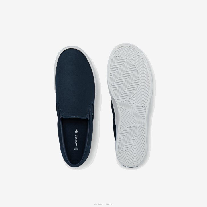homens Lacoste marinho e branco 092 pular sacar tela escorregar 08D01872