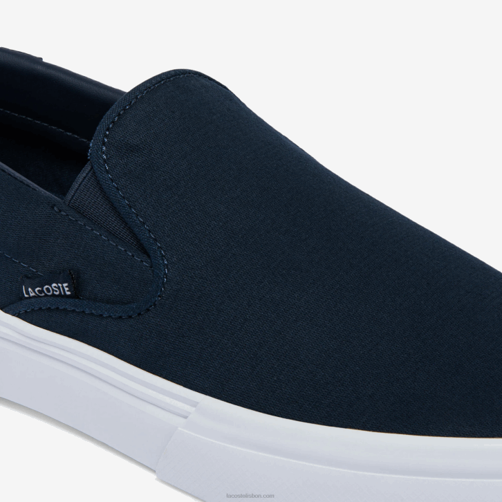 homens Lacoste marinho e branco 092 pular sacar tela escorregar 08D01872