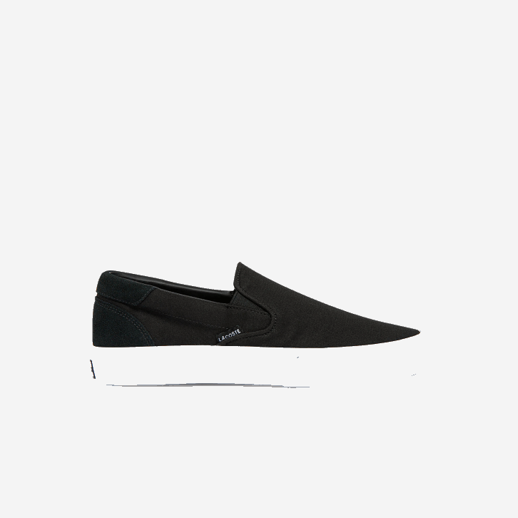 homens Lacoste preto e branco 312 pular sacar tela escorregar 08D01871