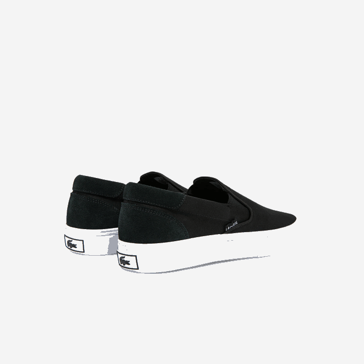 homens Lacoste preto e branco 312 pular sacar tela escorregar 08D01871