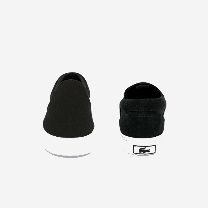 homens Lacoste preto e branco 312 pular sacar tela escorregar 08D01871
