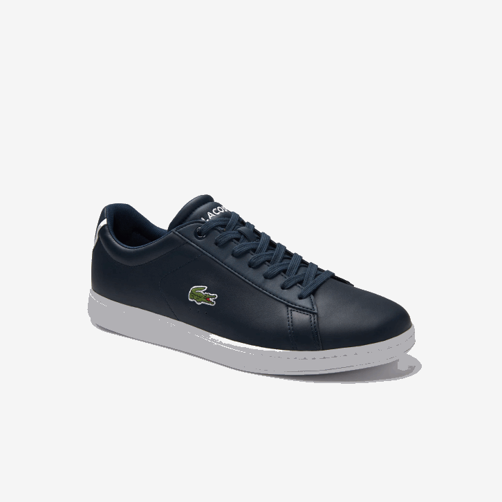 homens Lacoste azul marinho 003 tênis de couro carnaby evo 08D01874