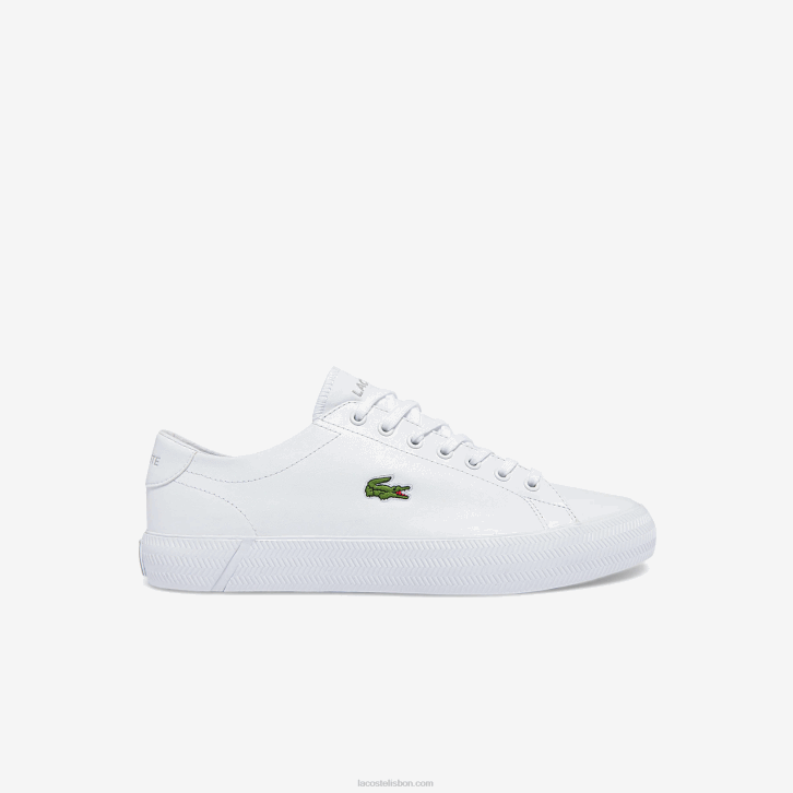 homens Lacoste branco 21g tênis gripshot de couro e sintético 08D01750