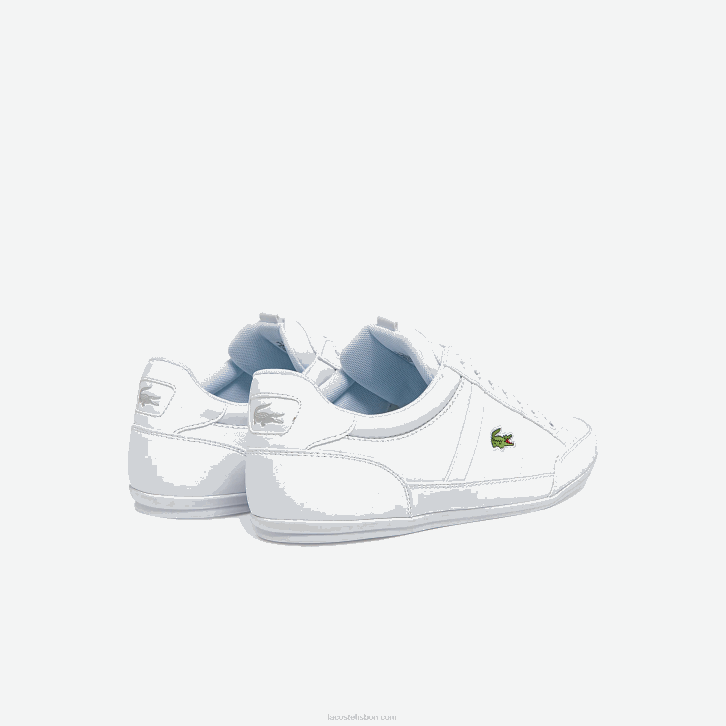 homens Lacoste branco 21g tênis sintético e couro chaymon 08D01867