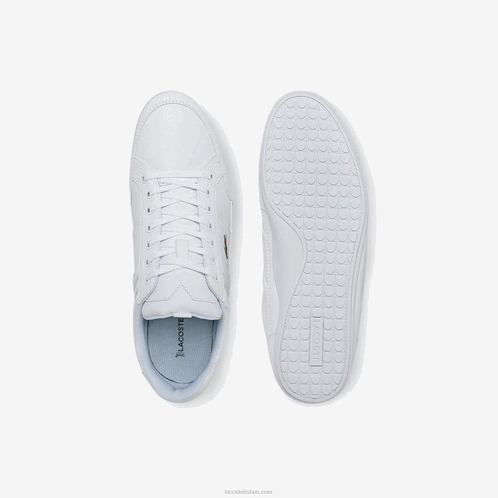 homens Lacoste branco 21g tênis sintético e couro chaymon 08D01867