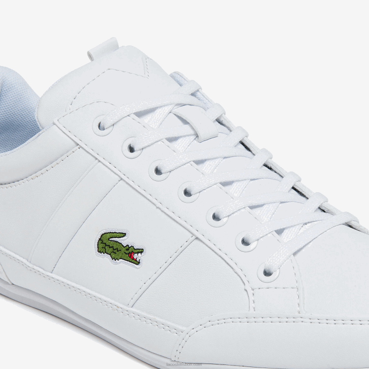 homens Lacoste branco 21g tênis sintético e couro chaymon 08D01867