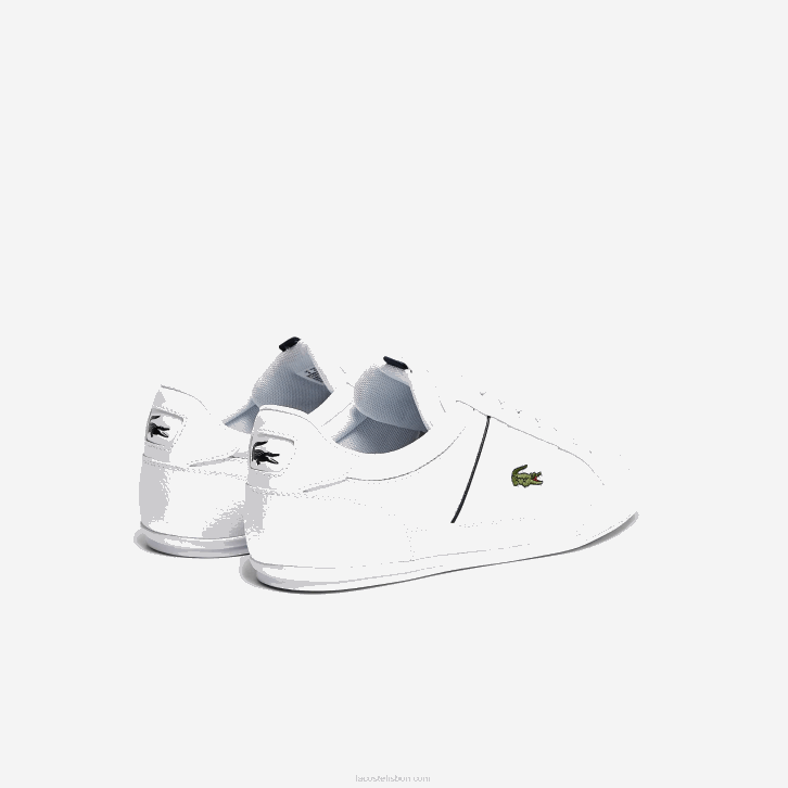 homens Lacoste branco e marinho 042 tênis couro e sintético chaymon 08D01713