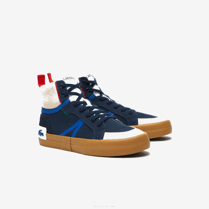 homens Lacoste goma de mascar gu1 tênis l004 08D01786