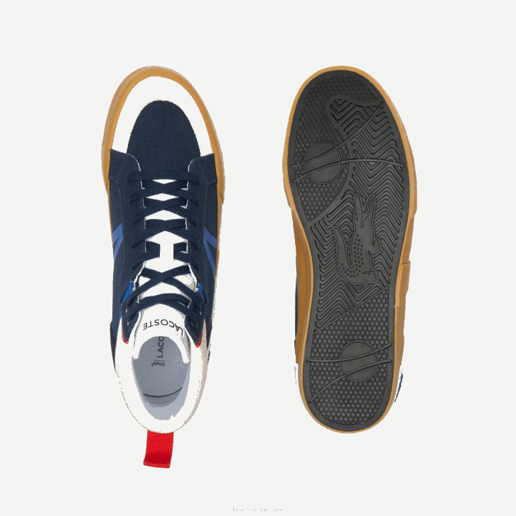 homens Lacoste goma de mascar gu1 tênis l004 08D01786