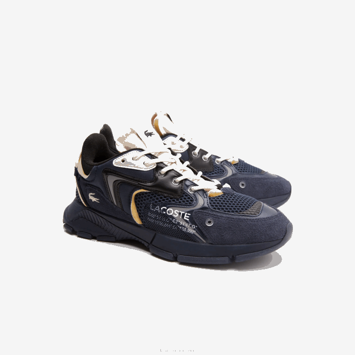 homens Lacoste marinha nb0 l003 tênis neo têxtil 08D01697